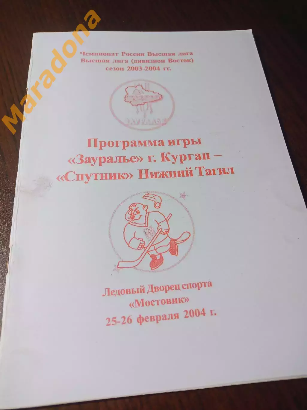 _ Зауралье Курган - Спутник Нижний Тагил 2003/2004 1