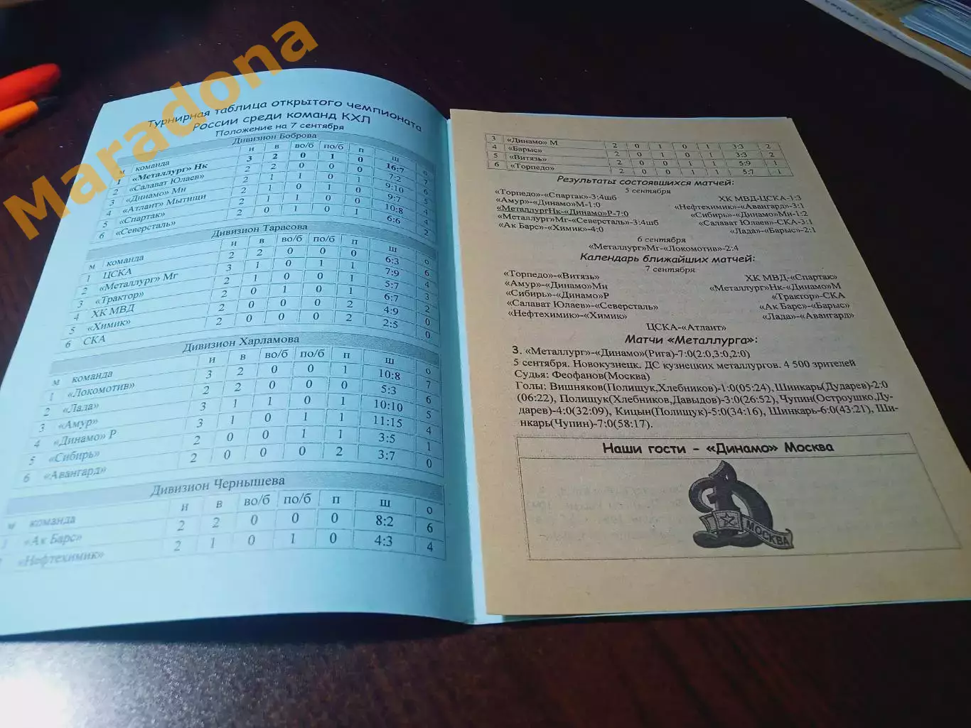_ Металлург Новокузнецк - Динамо Москва 2008/2009 1