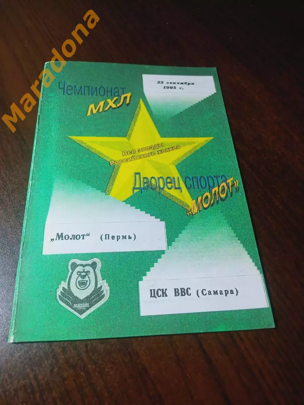 _ Молот Пермь - ЦСК ВВС Самара 1995/1996
