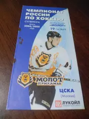 _ Молот Пермь - ЦСКА Москва 2004/2005
