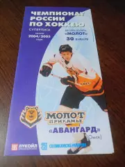 _ Молот Пермь - Авангард Омск 2004/2005