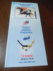 _ Газовик Тюмень - Нефтяник Альметьевск 2002/2003
