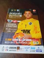_ Синара Екатеринбург - Спартак Москва 2014/2015 постер Викулов