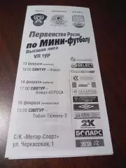 _ ВЛ 7 тур Челябинск 2008/2009 Синтур Екат Тобольск Сургут Мирный