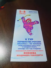 _ турнир памяти Фокеева юноши Пермь 2004 Екатеринбург Челябинск Тюмень Тагил