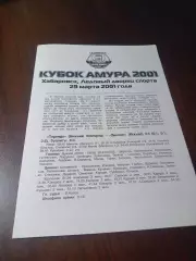 _ Кубок Амура 2001 Нижний Новгород - Динамо Москва + Новокузнецк - Хабаровск