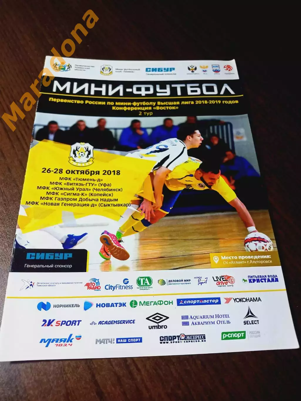 _ ВЛ 2 тур Тюмень-Дубль 2018/2019 Ялуторовск Уфа Челябинск Сыктывкар Надым Сигма