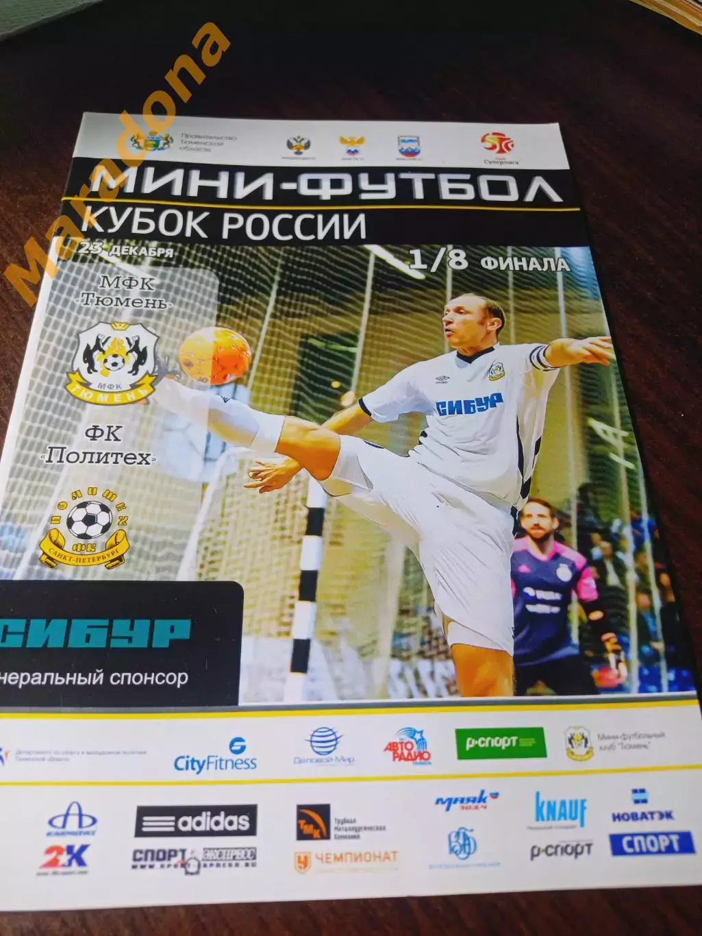 _ Тюмень - Политех Санкт-Петербург 2014/2015 Кубок