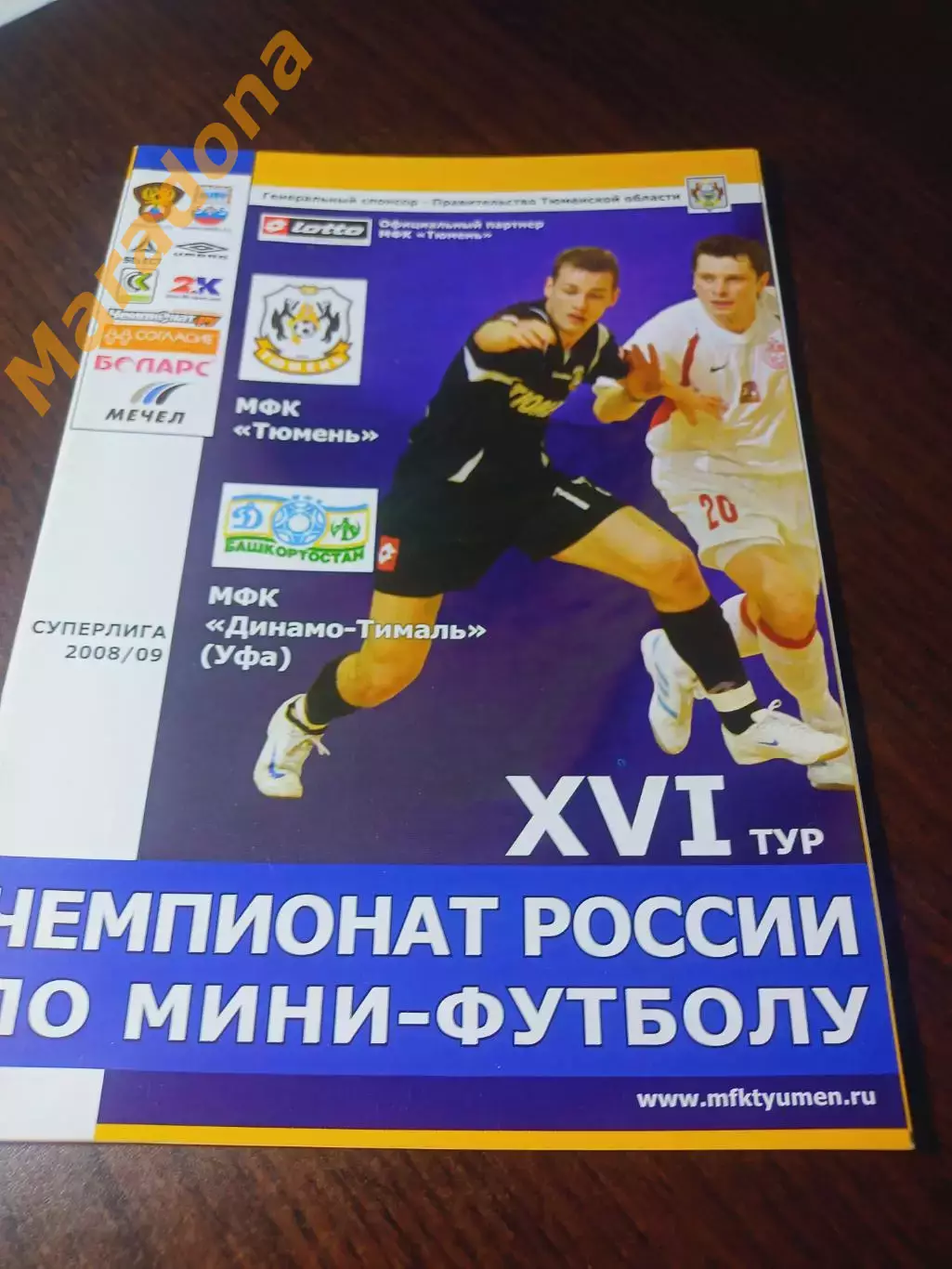 _ Динамо Тималь Уфа - Тюмень 2008/2009 игра в Тюмени
