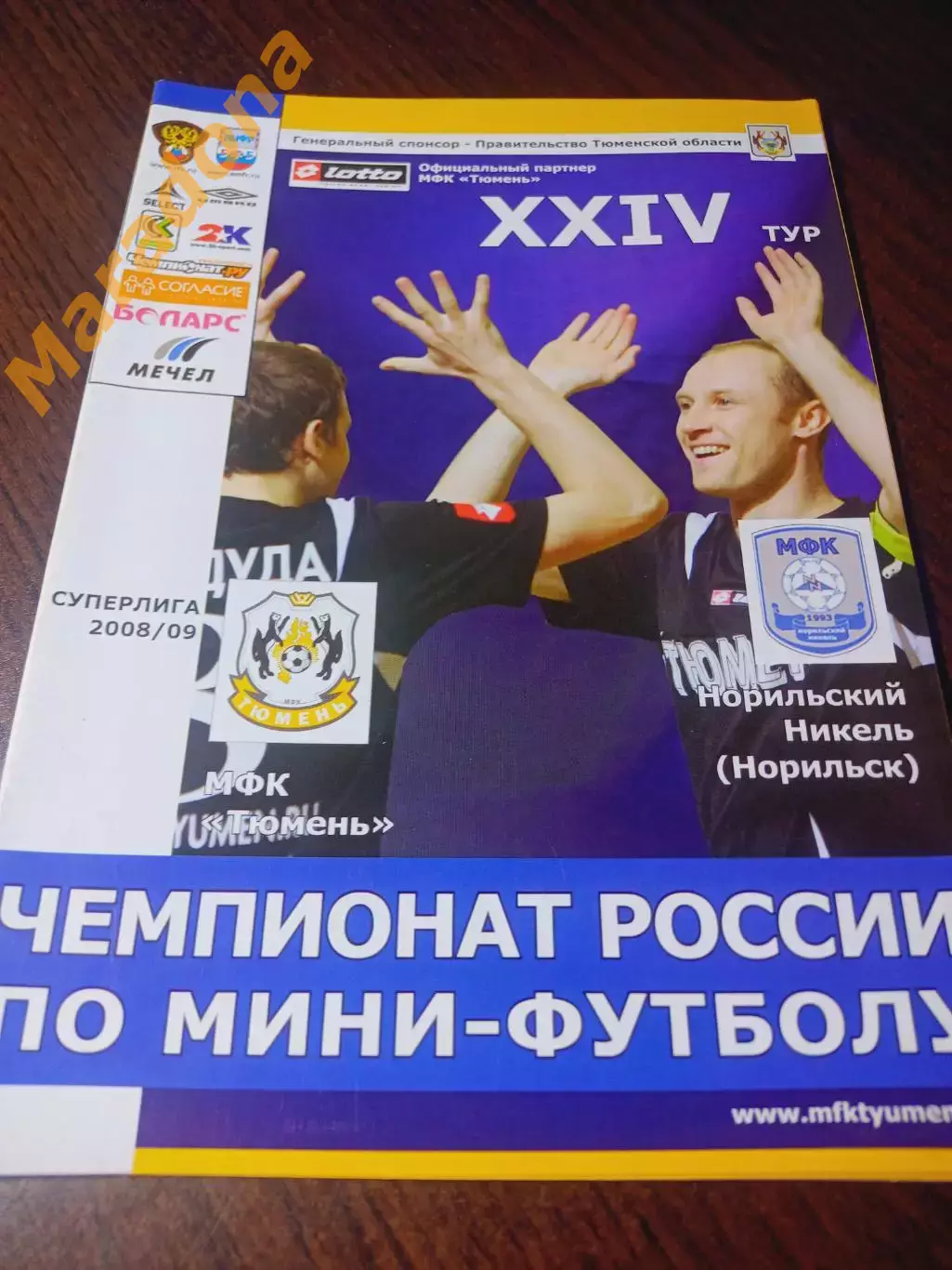 _ Тюмень - Норильский Никель Норильск 2008/2009