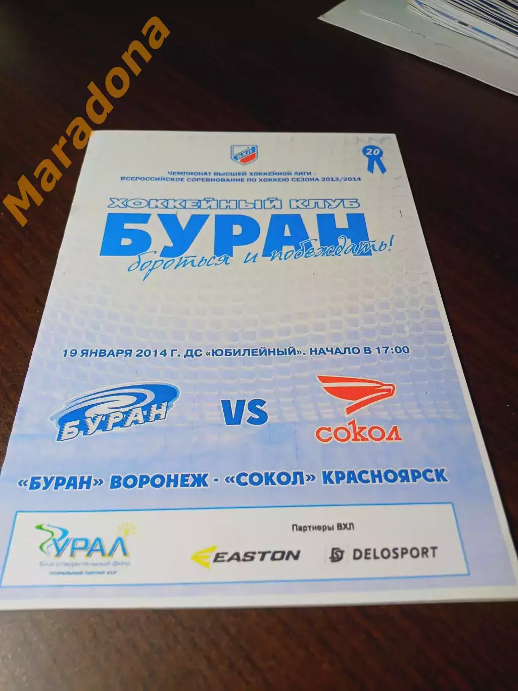 _ Буран Воронеж - Сокол Красноярск 2013/2014