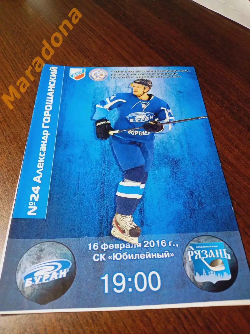 _ Буран Воронеж - Рязань 2015/2016