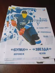 _ Буран Воронеж - Звезда Чехов 2016/2017 матовая обложка