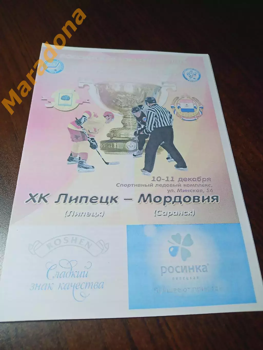 _ Липецк - Мордовия Саранск 2011/2012