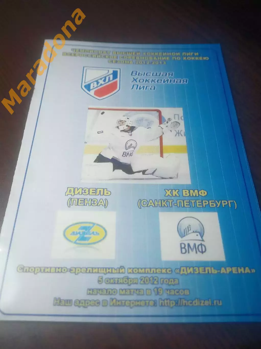 _ Дизель Пенза - ВМФ Санкт-Петербург 2012/2013