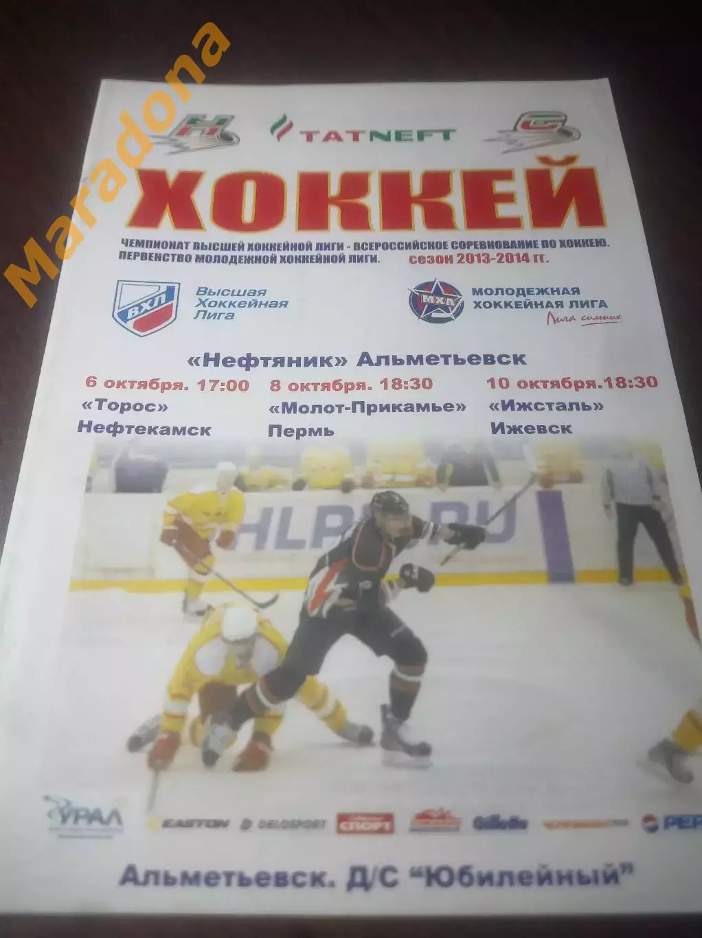 _ Нефтяник Альметьевск - Торос Нефтекамск+Ижсталь Ижевск+Молот Пермь 2013/2014