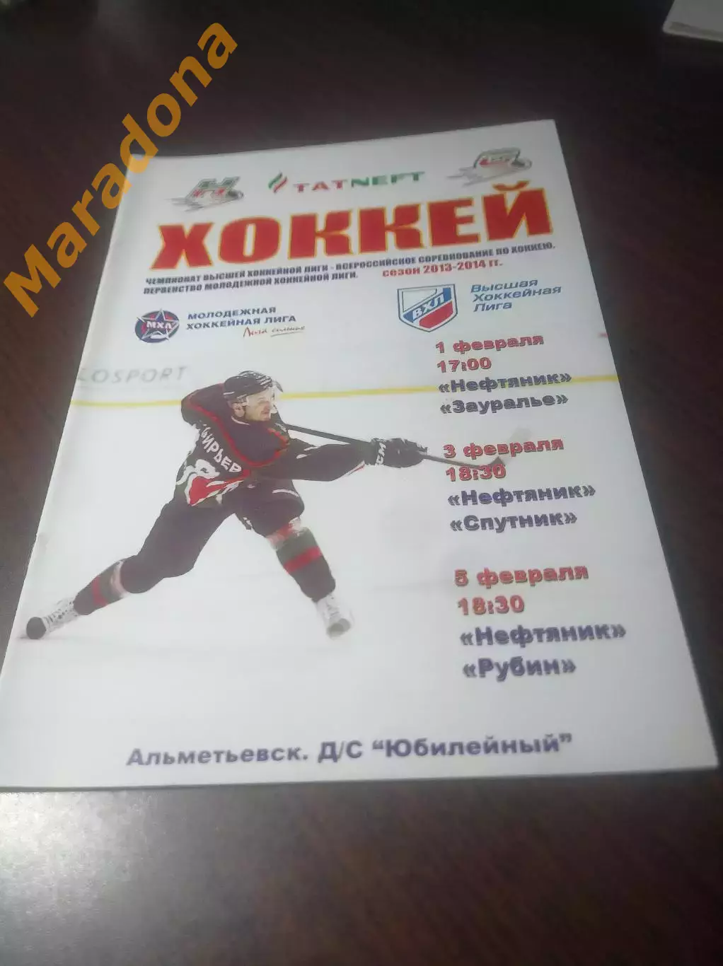 _ Нефтяник Альметьевск - Зауралье Курган+Спутник Тагил+Рубин Тюмень 2013/2014