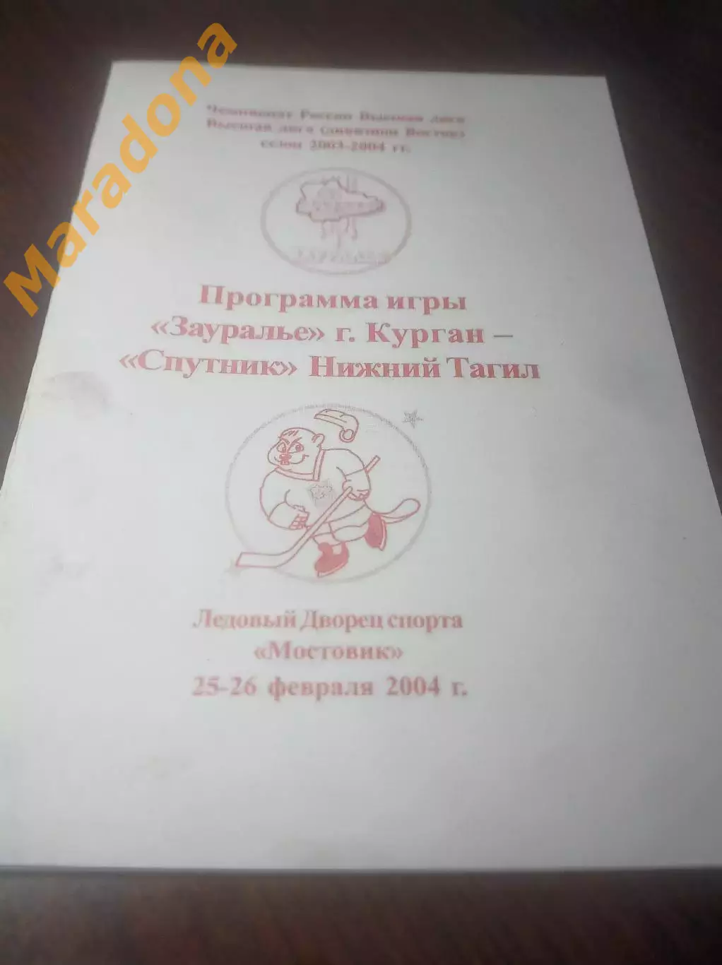 _ Зауралье Курган - Спутник Нижний Тагил 2003/2004