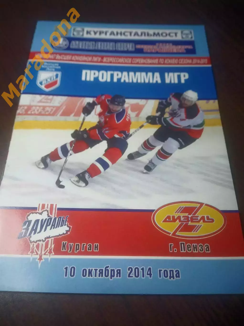 _ Зауралье Курган - Дизель Пенза 2014/2015