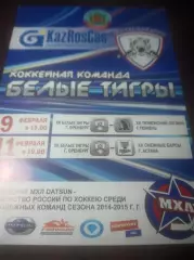 _ Белые Тигры Оренбург - Тюменский легион + Снежные барсы Астана 2014/2015