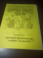 _ Металлург Новокузнецк - Химик Воскресенск 2004/2005