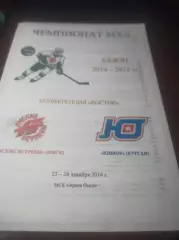 _ Омские Ястребы Омск - Юниор Курган 2014/2015