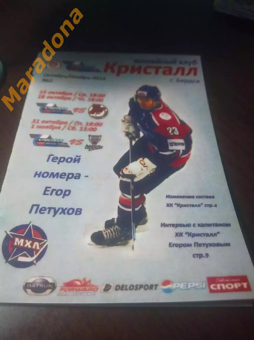 _ Кристалл Бердск - Кузнецкие медведи Новокузнецк+Снежные барсы Астана 2014/2015