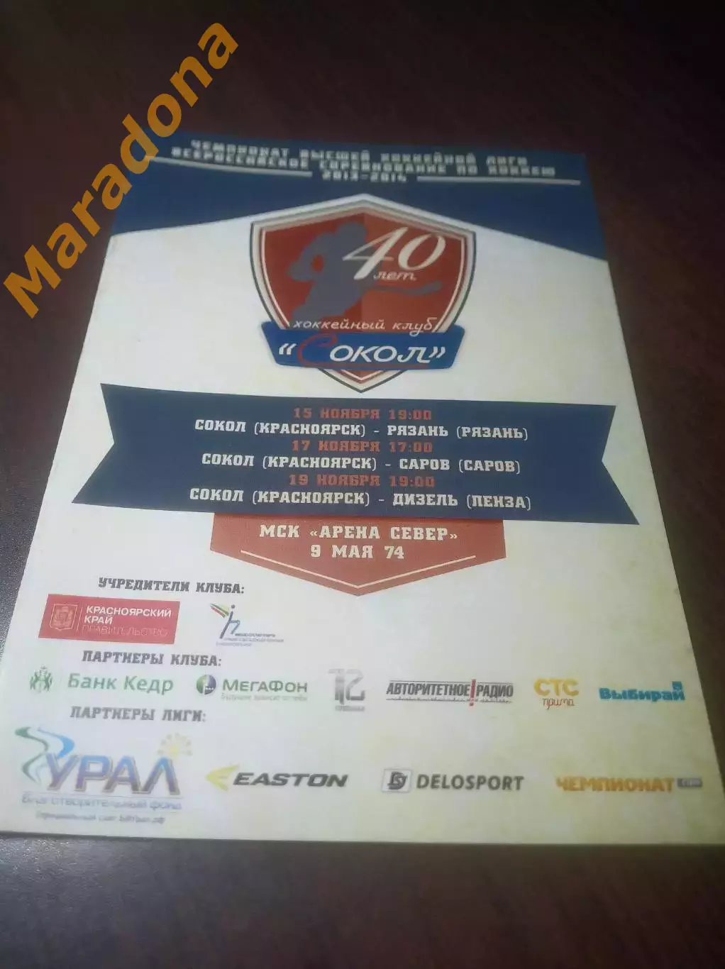 _ Сокол Красноярск - Рязань + Саров/Нижний Новгород + Дизель Пенза 2013/2014