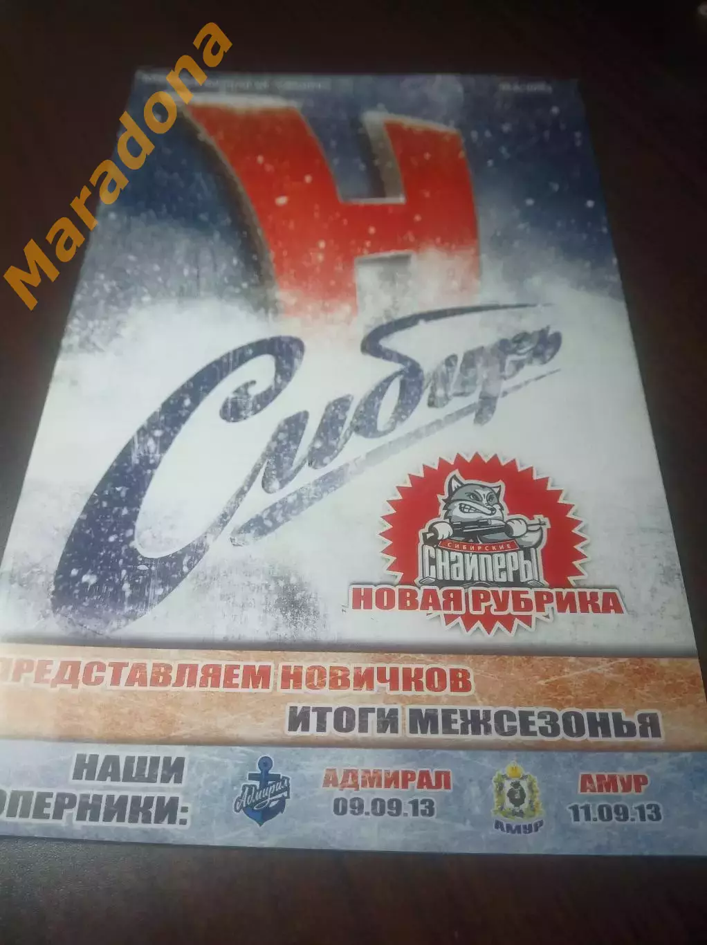 _ Сибирь Новосибирск - Адмирал Владивосток + Амур Хабаровск. Сезон 2013/2014
