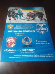 _ Рубин Тюмень - Казцинк Торпедо Усть-Каменогорск 2016 / 2017 - Плей-офф