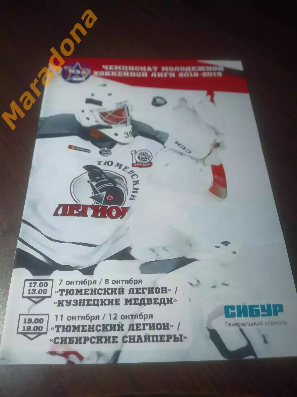 _ Тюменский лег - Сибирские снайперы Новосиб+Кузнецкие медведи Новокуз 2018/2019