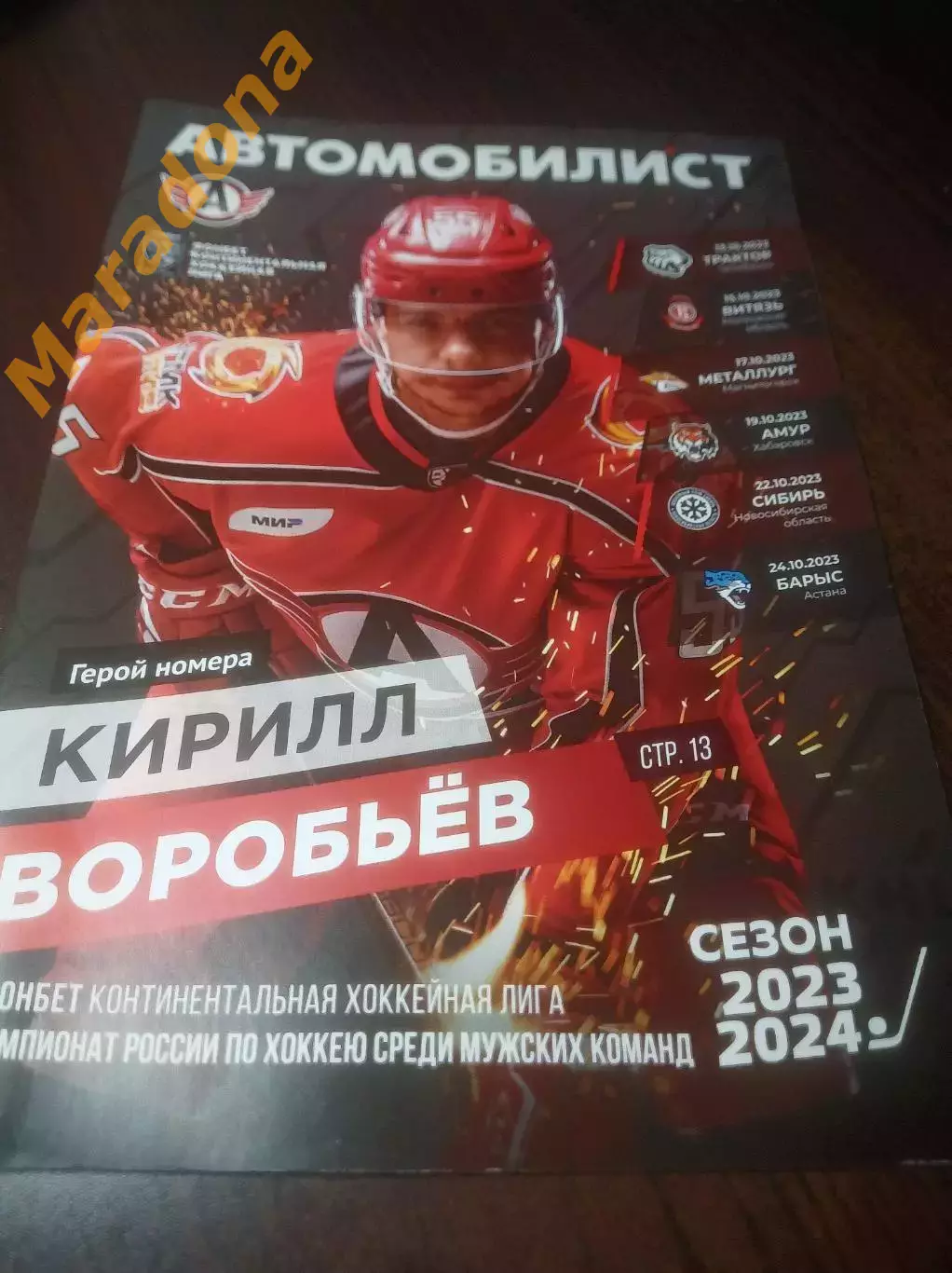 _ Автомобилист Екатеринбург-Трактор+Витязь+Металлург+Амур+Сибирь+Барыс 2023/2024