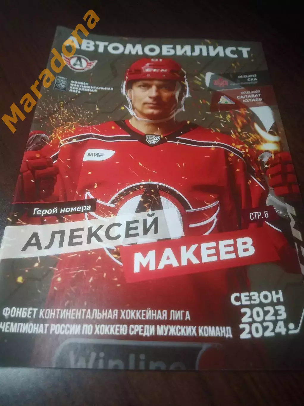 _ Автомобилист Екатеринбург - СКА Санкт-Петербург + Салават Юлаев Уфа 2023/2024