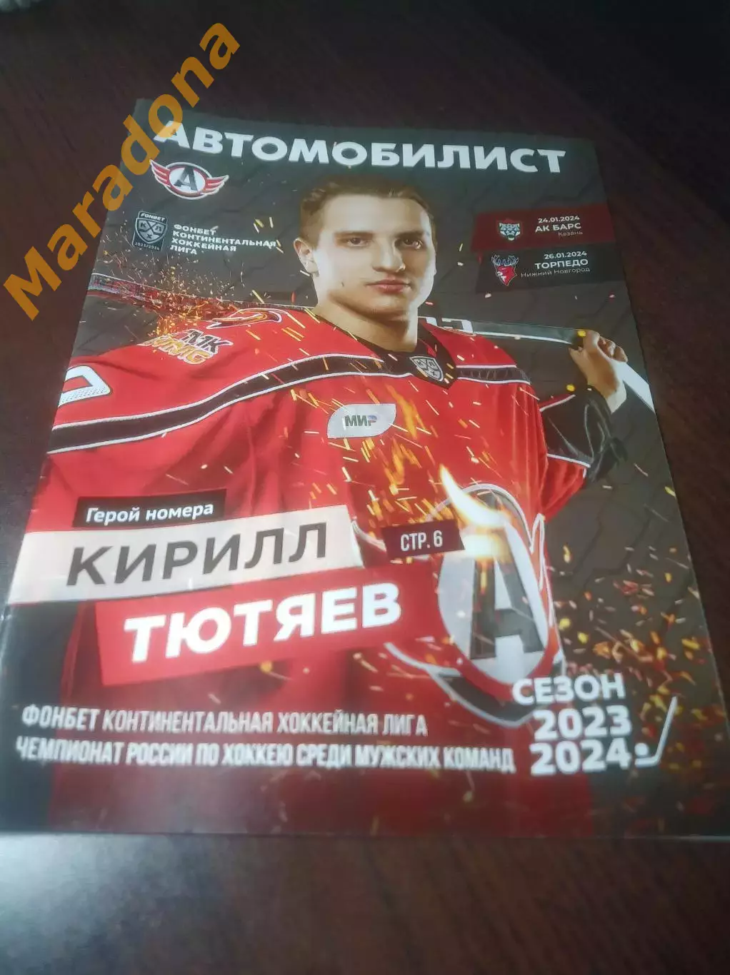 _ Автомобилист Екатеринбург - Торпедо Нижний Новгород + Ак Барс Казань 2023/2024