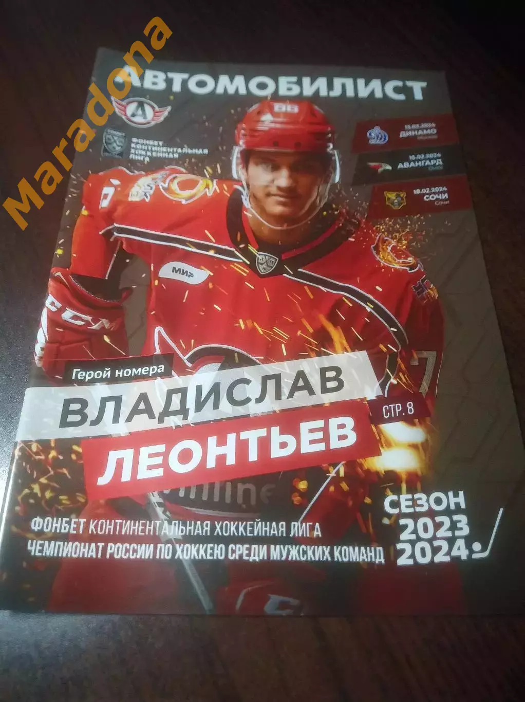_ Автомобилист Екатеринбург - Динамо Москва + Авангард Омск + Сочи 2023/2024