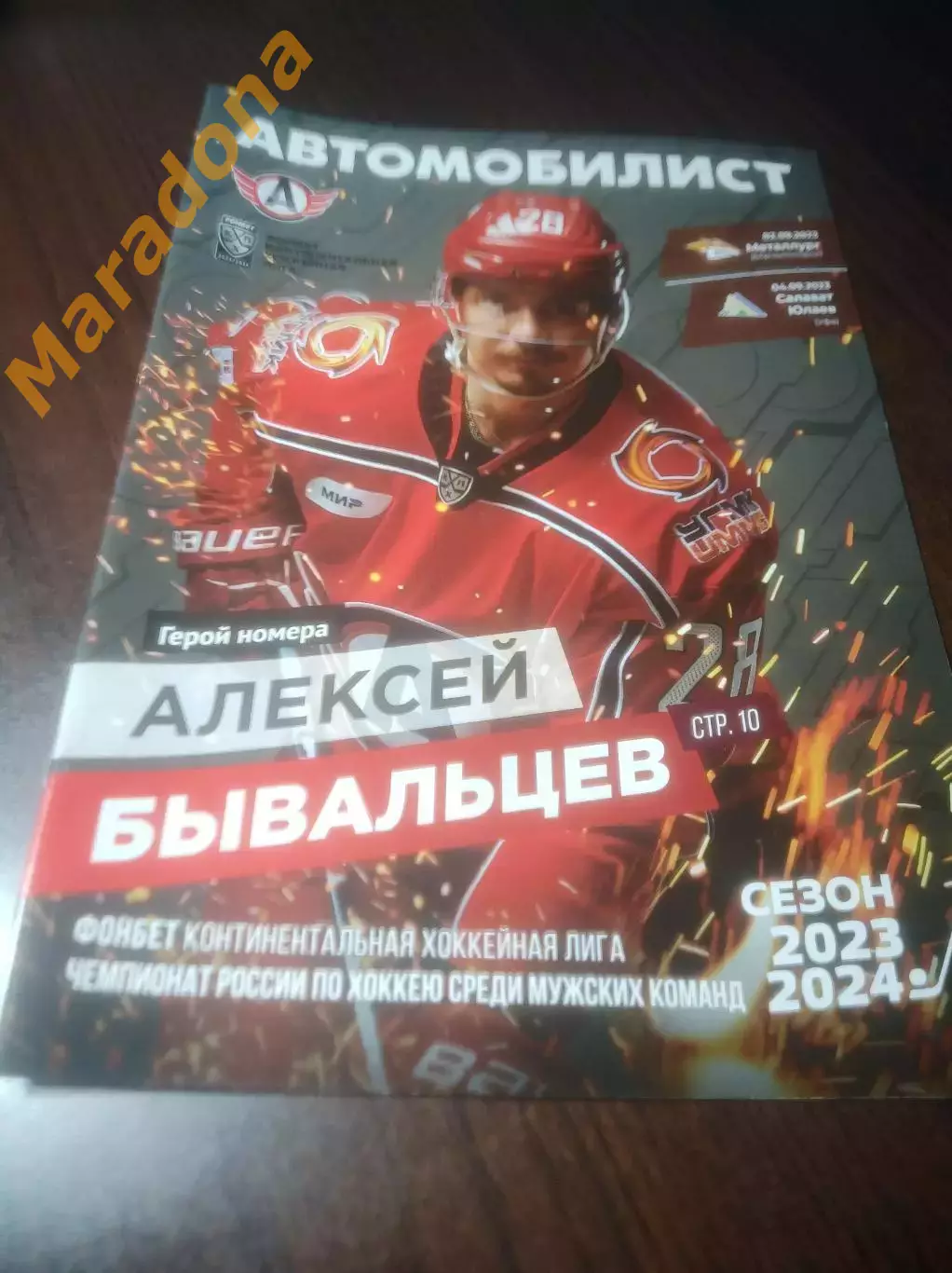_ Автомобилист Екатеринбург-Металлург Магнитогорск + Салават Юлаев Уфа 2023/2024