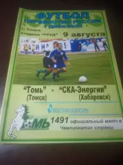 _ Томь Томск - СКА Энергия Хабаровск 2002