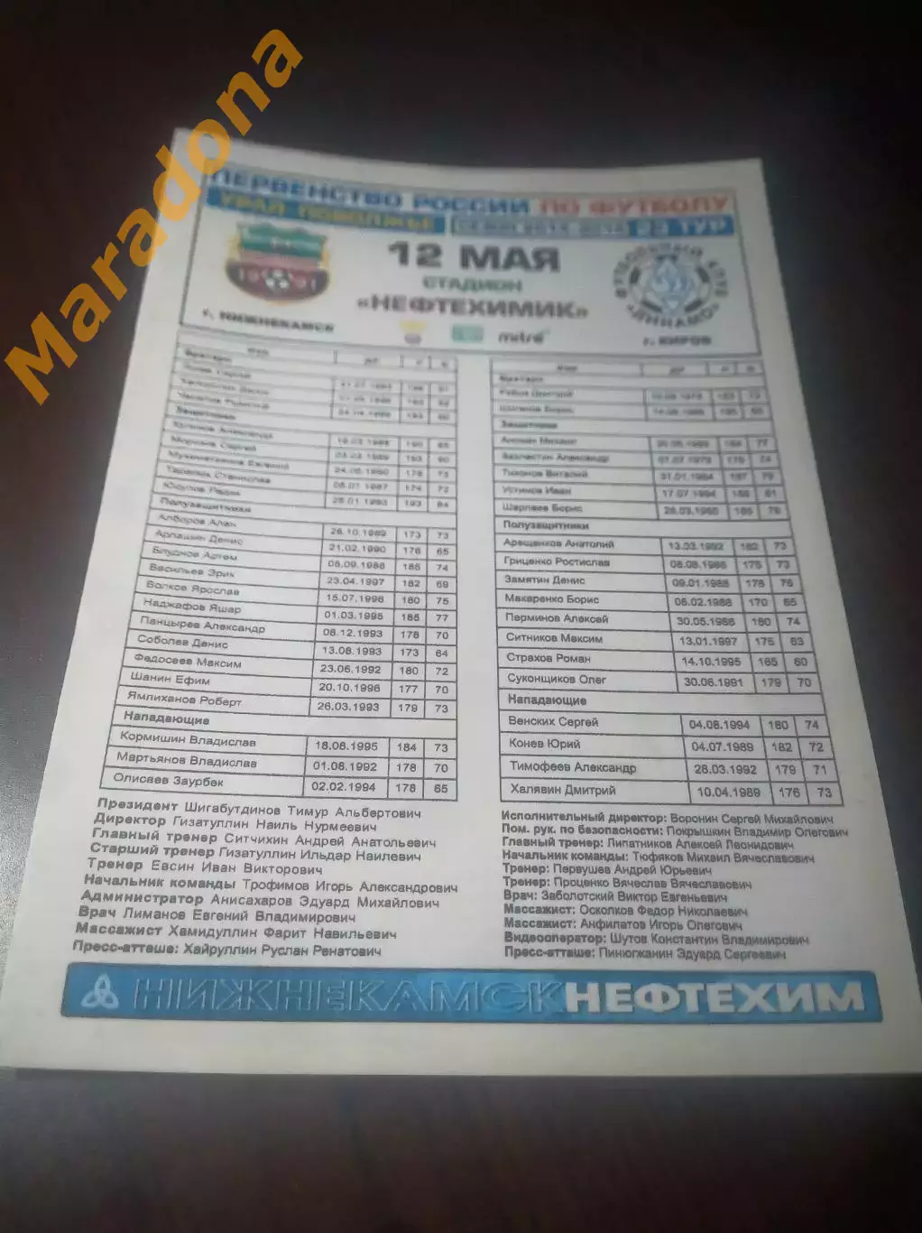 _ Нефтехимик Нижнекамск - Динамо Киров 2015