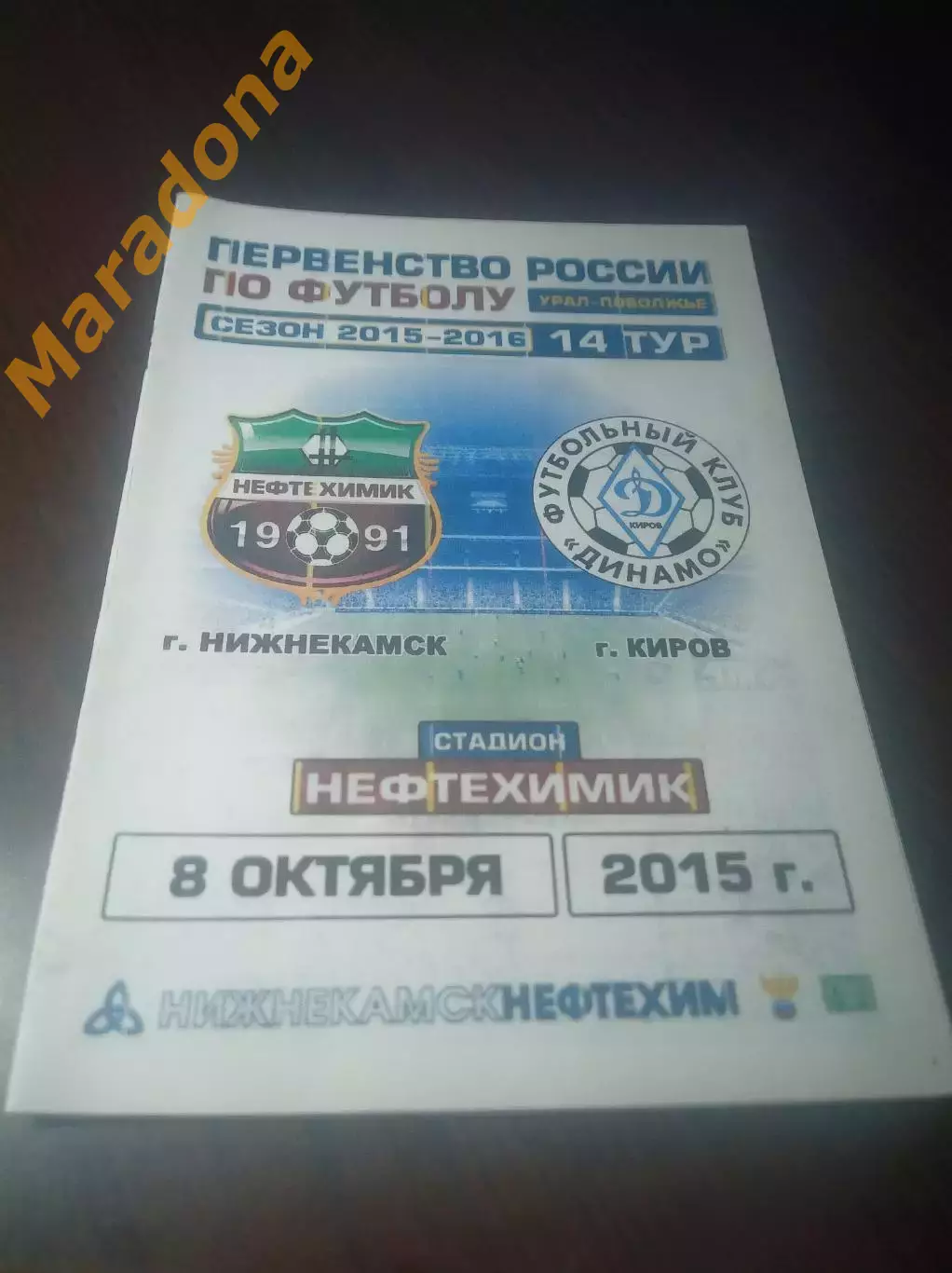 _ Нефтехимик Нижнекамск - Динамо Киров 2015