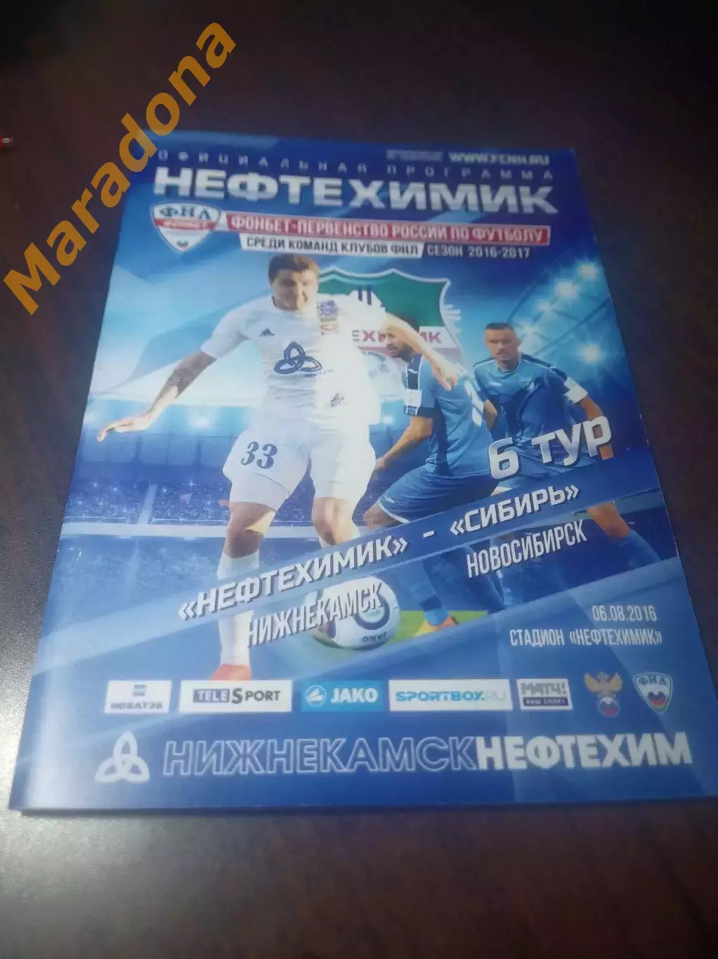 _ Нефтехимик Нижнекамск - Сибирь Новосибирск 2016