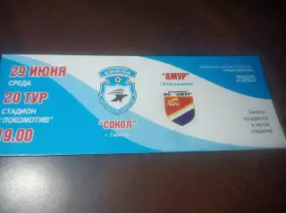 _ Сокол Саратов - Амур Благовещенск 2005