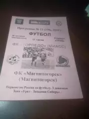 _ Торпедо Миасс - Магнитогорск 2010 розовая