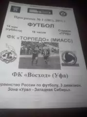 _ Торпедо Миасс - Восход Уфа 2011