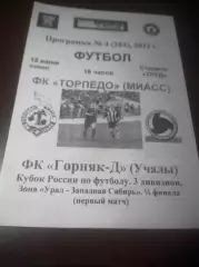 _ Торпедо Миасс - Горняк Учалы 2011 Кубок