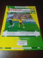 _ Кубань Краснодар - Локомотив Чита 2002