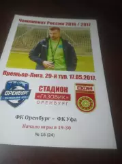 _ Оренбург - Уфа 2017 + выход программ Российских команд в Еврокубках 2016/2017