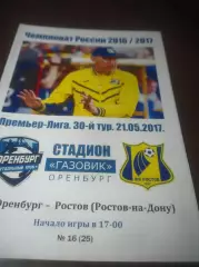 _ Оренбург - Ростов 2017 + библиография выхода программ Оренбурга 2016/2017