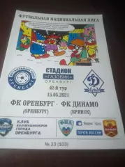 _ Оренбург - Динамо Брянск 2021