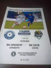 _ Оренбург - Сочи 2023