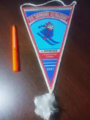 _ Вымпел 16 зимние сельские спортивные игры Боровский 1997 Тюмень